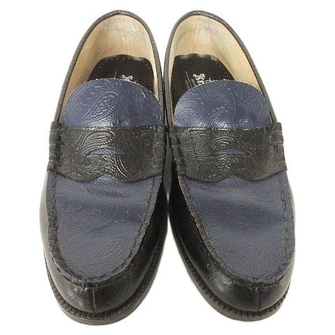 ケンフォード KENFORD ペイズリー エンボス ローファー EMBOSSED