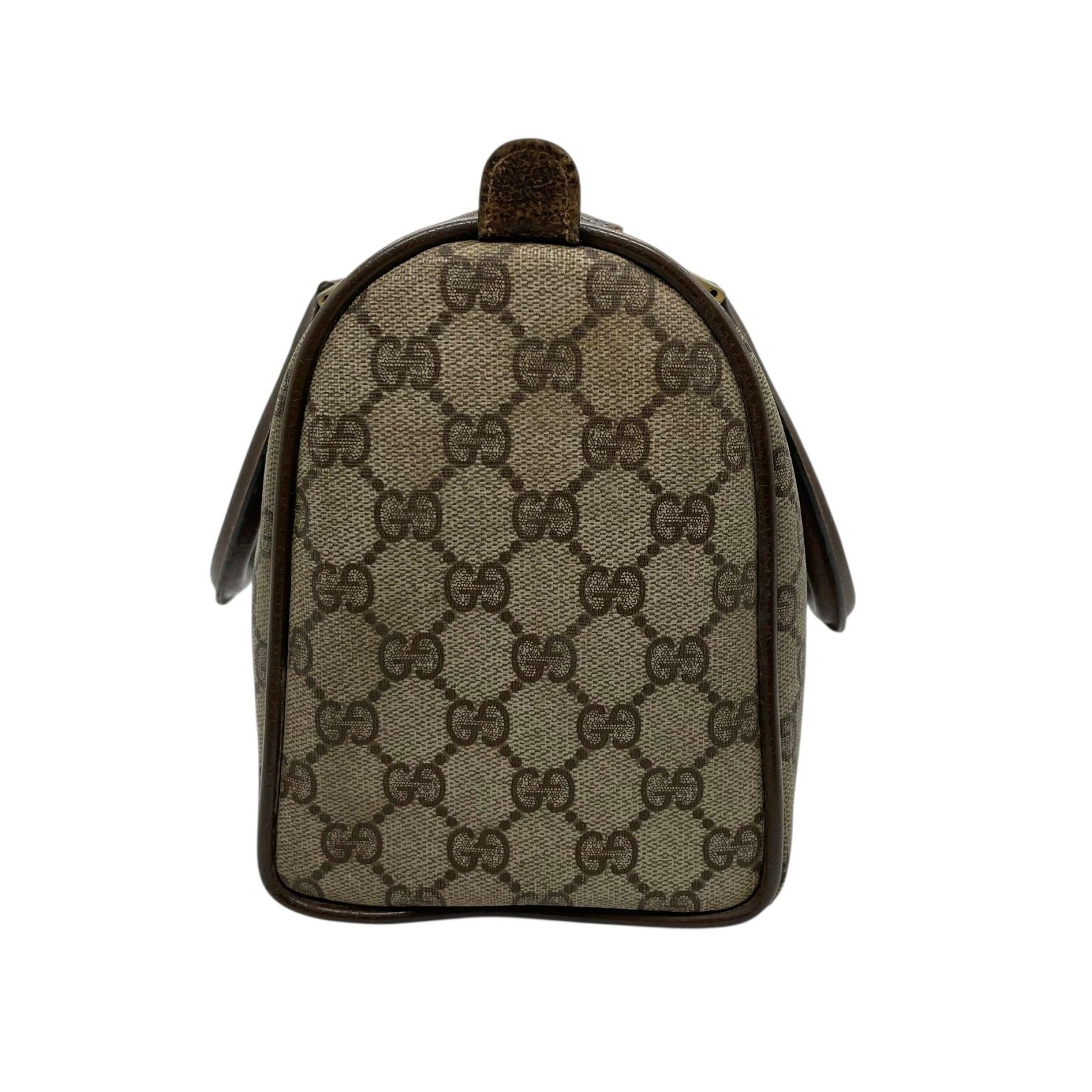 GUCCI グッチ ヴィンテージ GGスプリーム ミニボストン ハンドバッグ