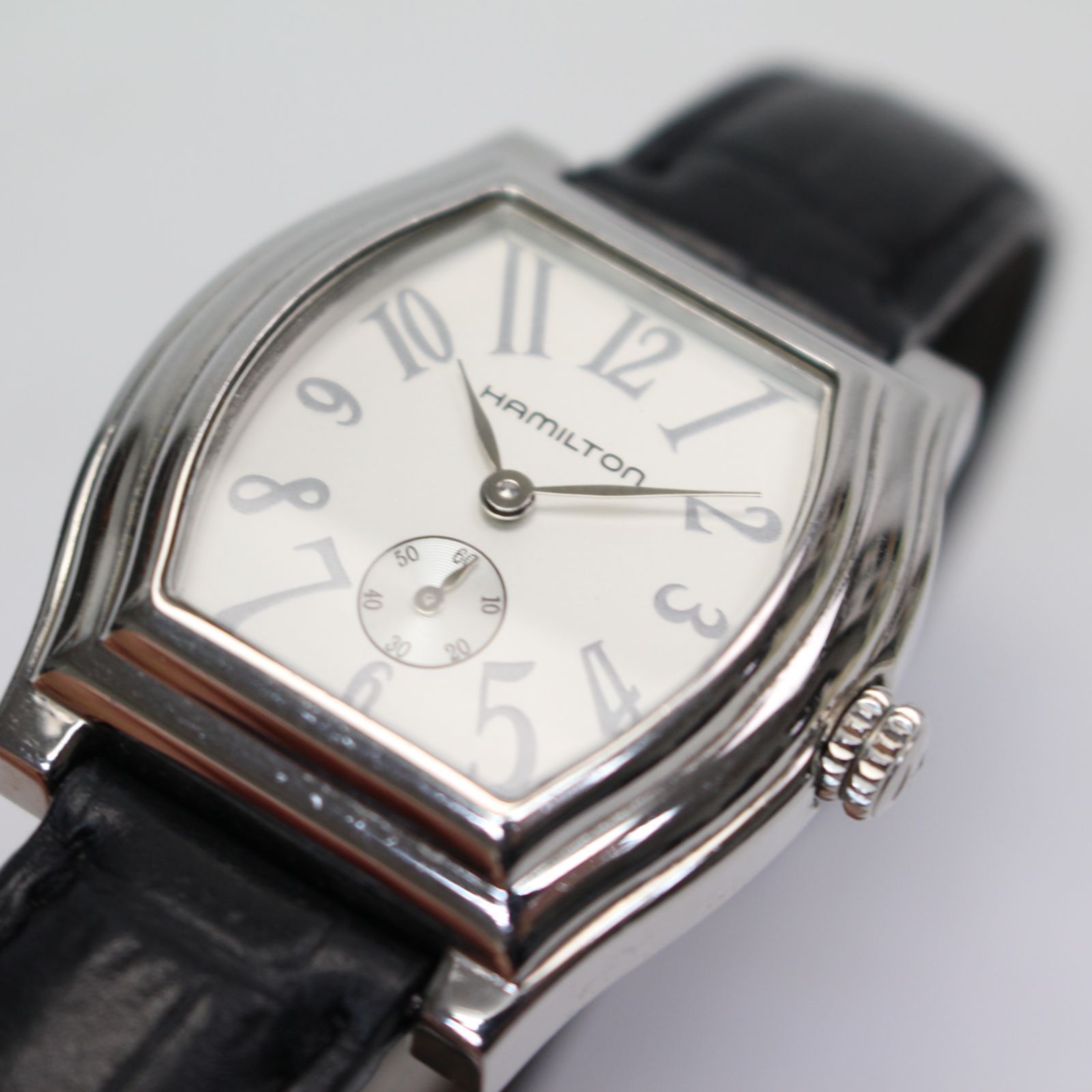 HAMILTON ハミルトン ベントン スモセコシルバー文字盤ヴィンテージ 237)HAMILTON ハミルトン ダットソン スモセコ 051120 シルバー文字盤