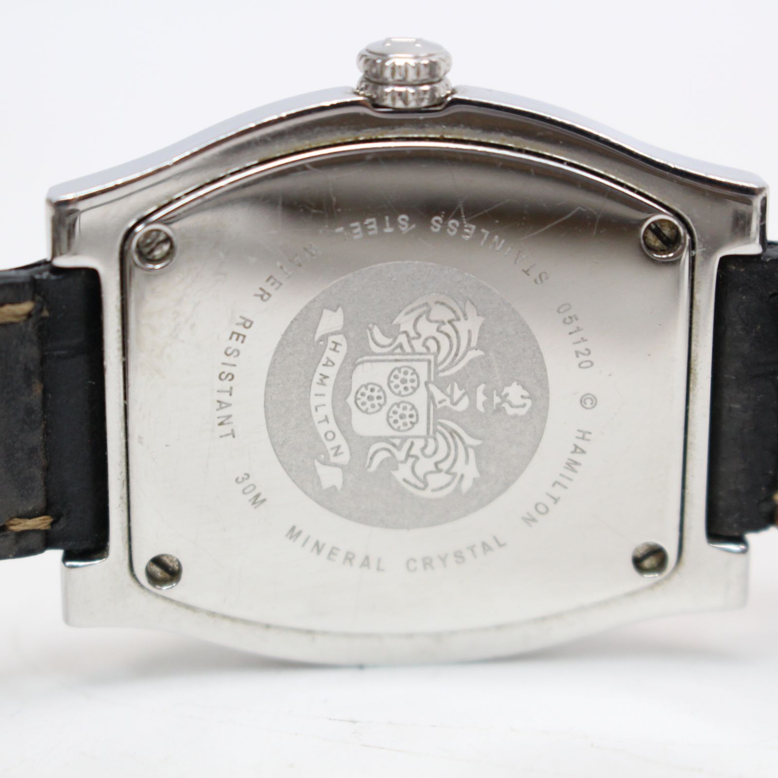 237)HAMILTON ハミルトン ダットソン スモセコ 051120 シルバー文字盤