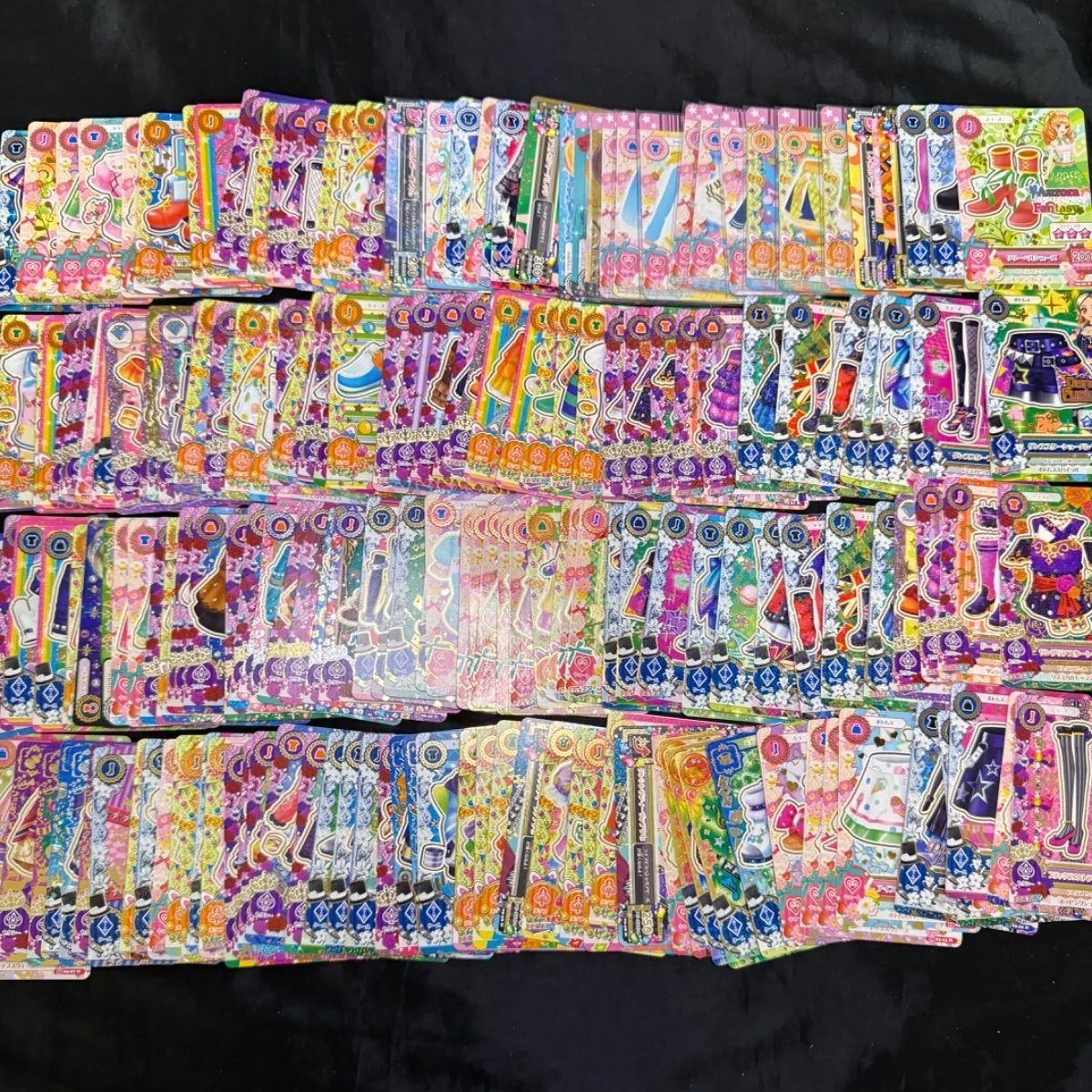 アイカツ カード 星宮いちご 霧矢あおい 紫吹蘭 有栖川おとめ 藤堂