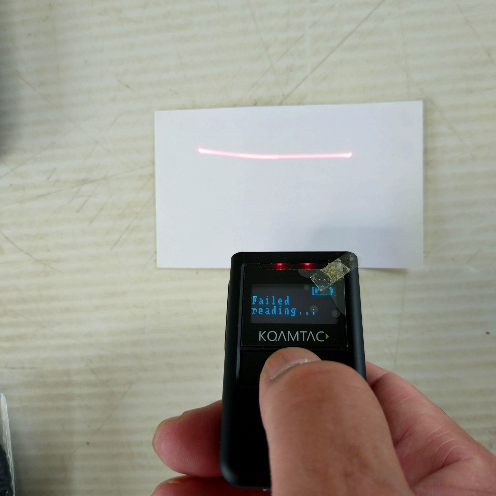 KOAMTAC KDC200M バーコードリーダー 美品 - メルカリ