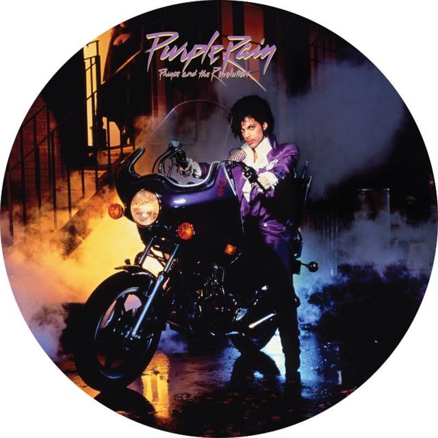 Prince CD 紫色シンボルデザイン　外装一部剥がれ有り 非常に良い】PURPLE RAIN [LP] (PICTURE DISC 2015 PAISLEY PARK