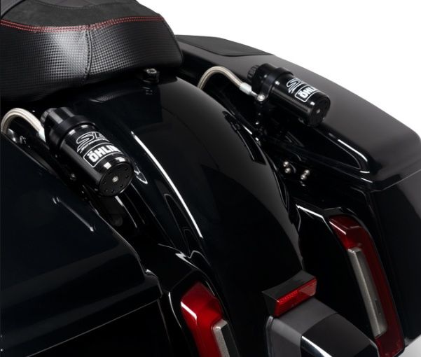 ハーレー スクリーミンイーグル オーリンズ ハーレーダビッドソン リモートリザーバーリアショック