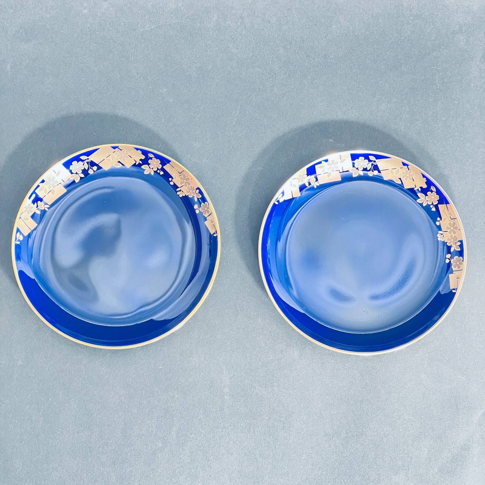ノリタケ 瑠璃金彩 小皿揃 2枚セット 手塩皿 乃りたけ - メルカリ