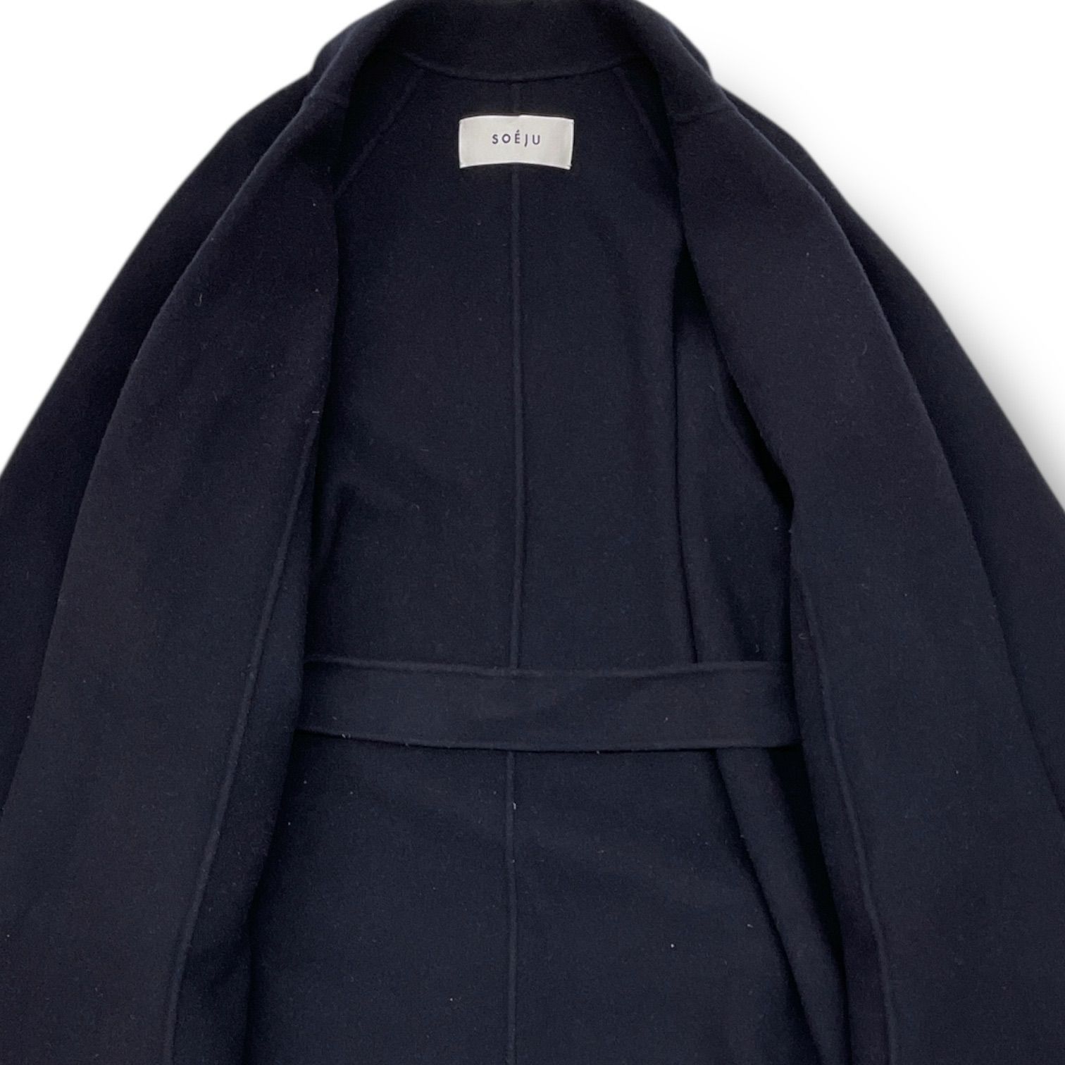 SOEJU ソージュ ウールリバーローブコート ロングコート アウター