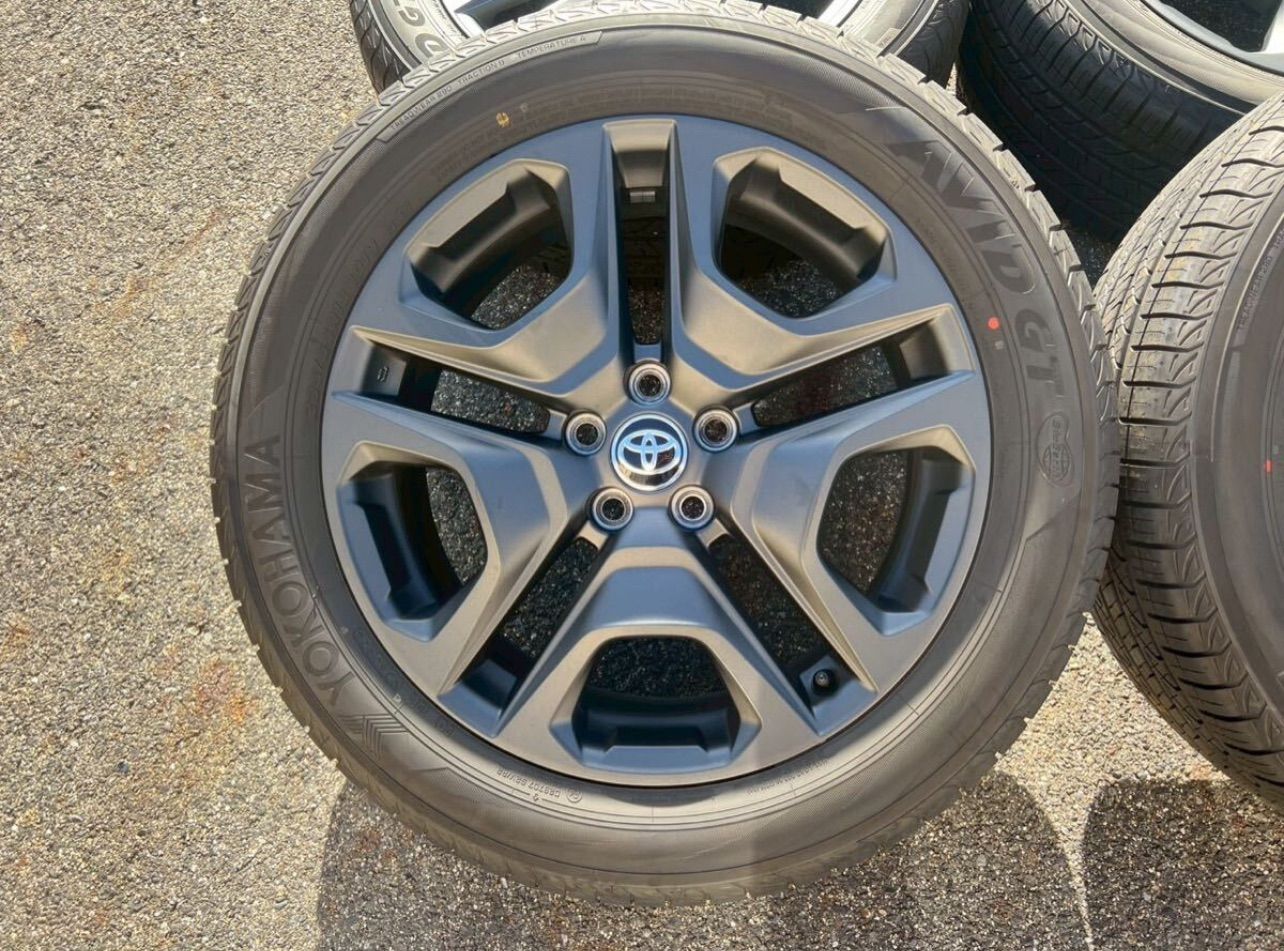 2511 126 4 製 新車外し 新色 マットグレー RAV ホイール 19インチ イボ付 235 55 R 19 タイヤホイール 4本セット