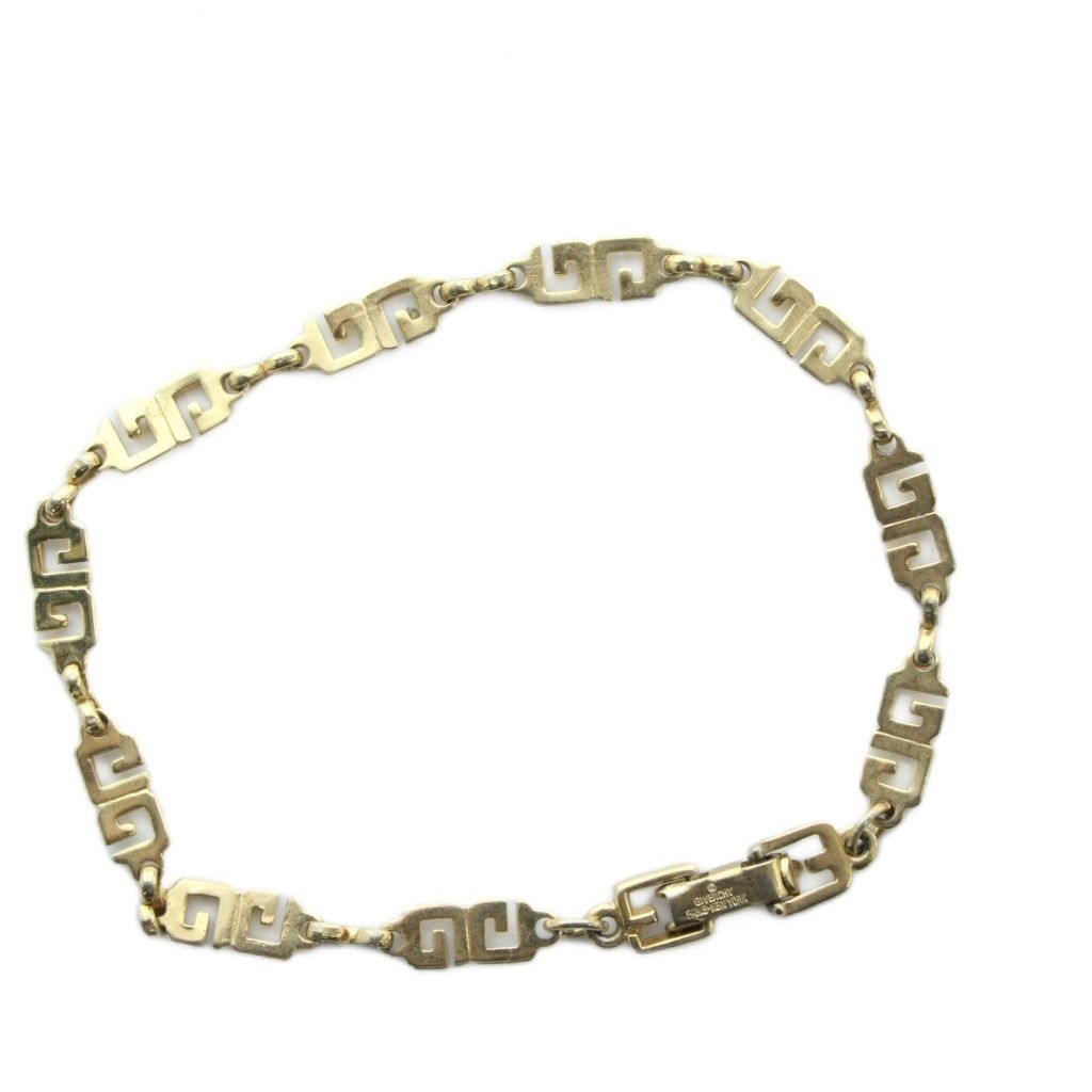 ジバンシィ ヴィンテージ Gロゴ チェーン ブレスレット ゴールド タグ付き 楽天市場】ジバンシィ GIVENCHY ビンテージ Gロゴ チェーン