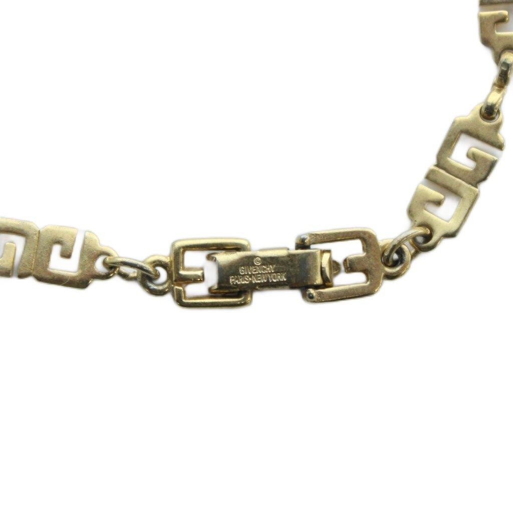 ジバンシィ GIVENCHY ヴィンテージ ブレスレット チェーン Gロゴ