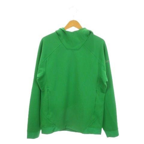 アークテリクス ARC TERYX RETHEL HOODY プルパーカー フーディ 長袖 アウトドア S 緑 グリーン ロゴ刺繍 ストレッチ |MN 24 GY 18