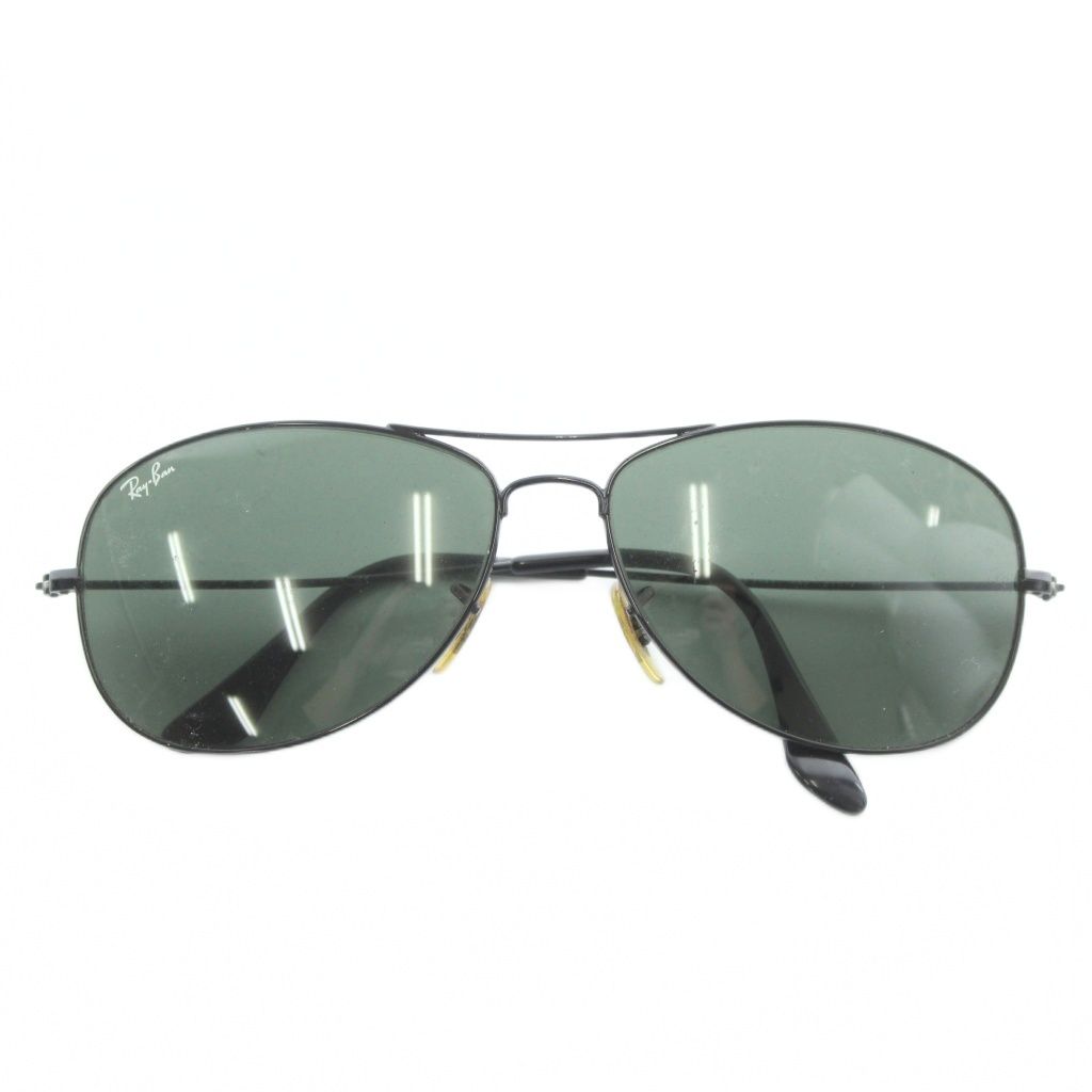 レイバン RAY BAN コックピット COCKPIT 眼鏡 サングラス メタルフレーム レンズ ツーブリッジ ロゴ 59 14 黒 ブラック RB 3362 XZ GY 11