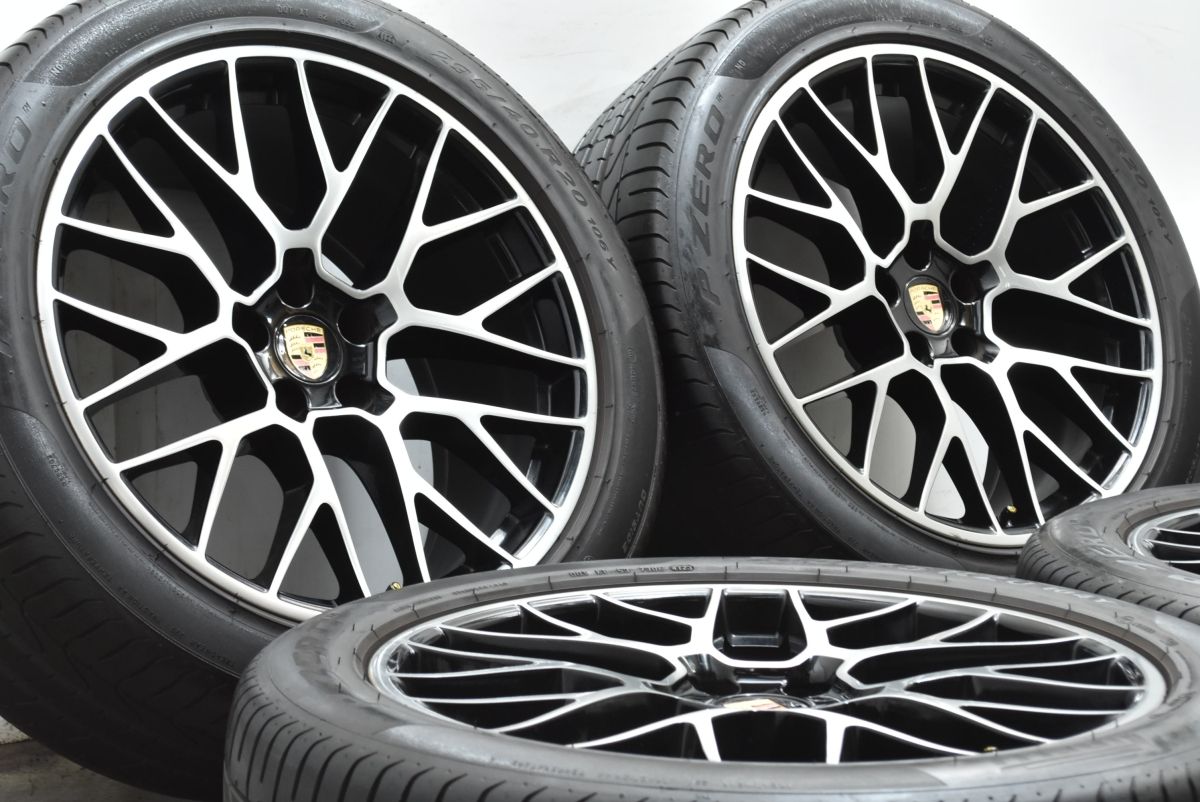 品 ポルシェ 95 B マカン RSスパイダー BBS製 20 in 9 J 26 10 19 PCD 112 N 0 承認 ピレリ 265 45 R 295 40