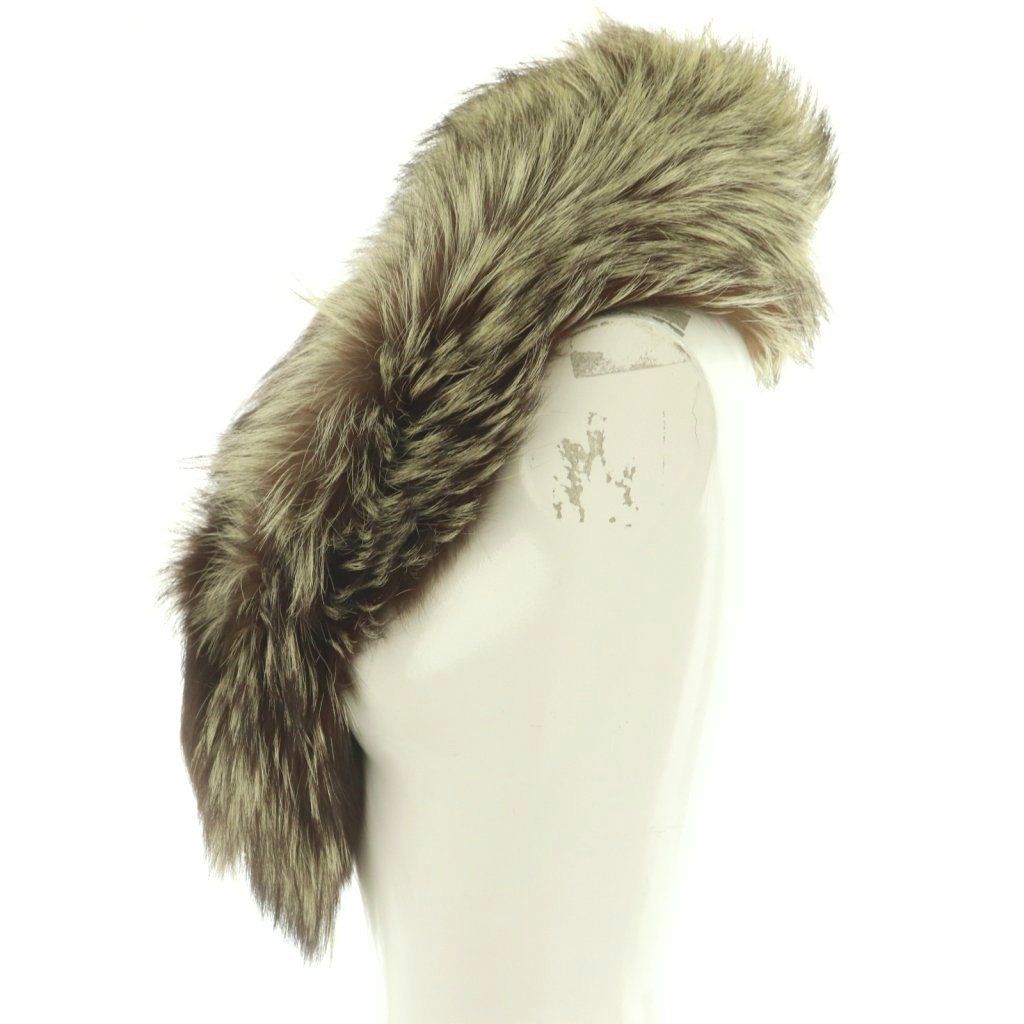 サガフォックス SAGA FOX 金サガ ショール 襟巻 フォックスファー 茶