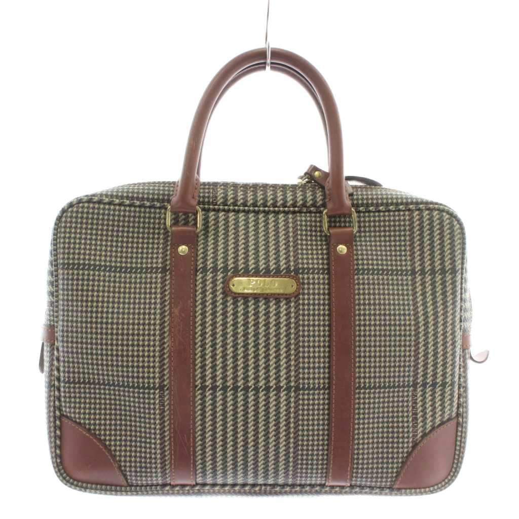 ラルフローレン　サファリ　ビジネスバッグ(美品) ラルフローレン サファリ ビジネスバッグ(美品) ラルフローレン