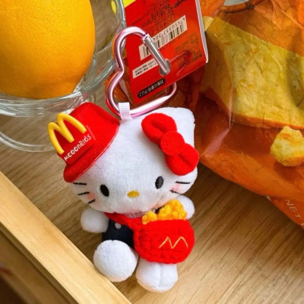 マクドナルド　ポテト　ぬいぐるみ　キーホルダー 新品 ハローキティ マクドナルド ポテトぬいぐるみキーホルダー - メルカリ