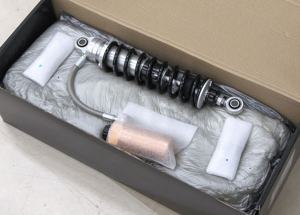 ハーレー スクリーミンイーグル オーリンズ リモートリザーバーリアショック ゴールド 電動アシストバイク ハンドルエクステンション