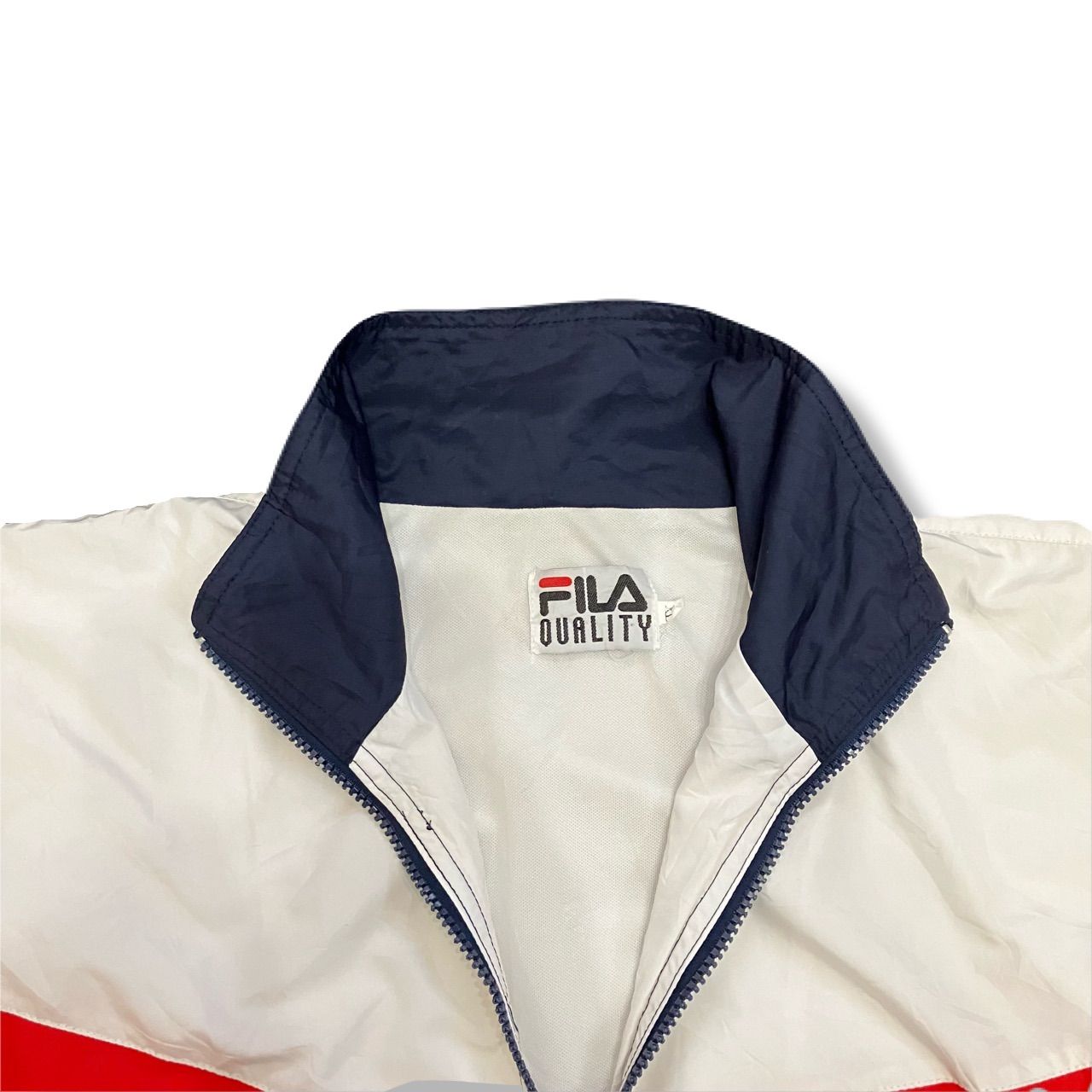 FILA フィラ 90s XL トリコロールカラー ナイロンジャケット 