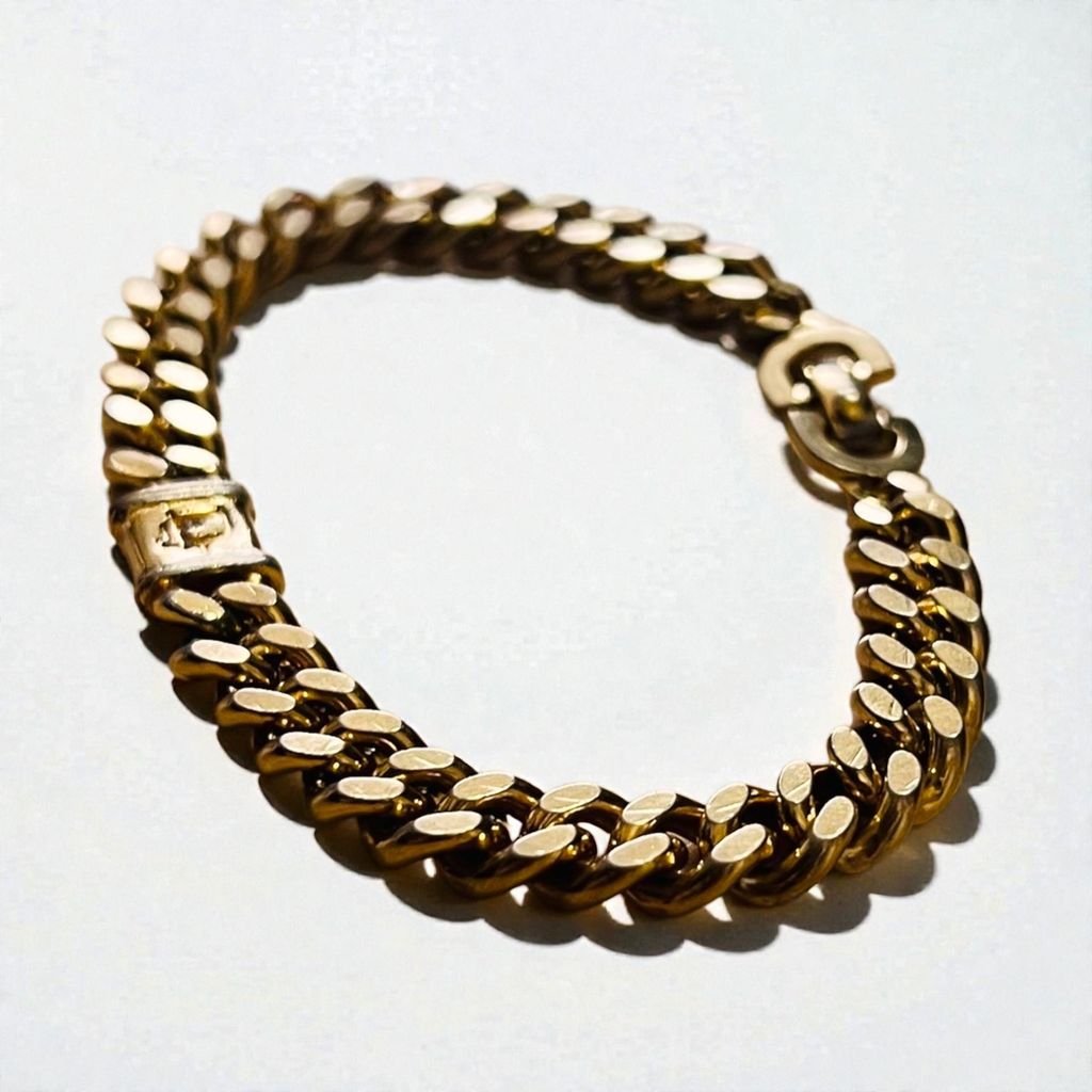 Christian Dior ヴィンテージ 喜平 チェーン ブレスレット ゴールド