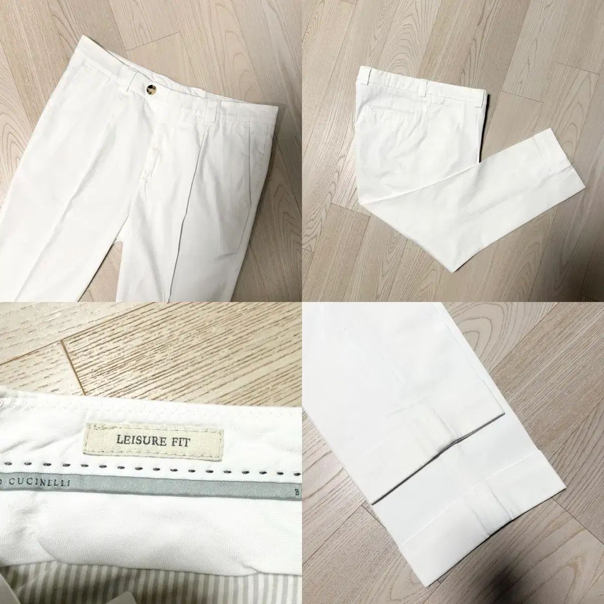 ブルネロクチネリ 白 チノ パンツ (48) - メルカリ