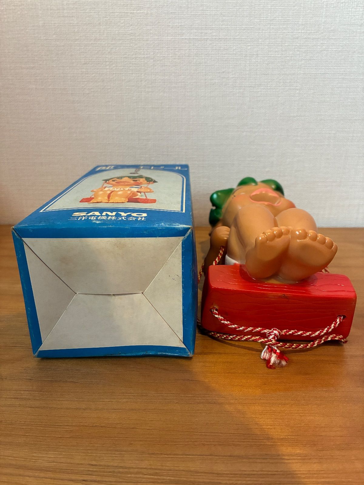 KM001 当時物 昭和レトロ SANYO 健ちゃんモビール ソフビ フィギュア