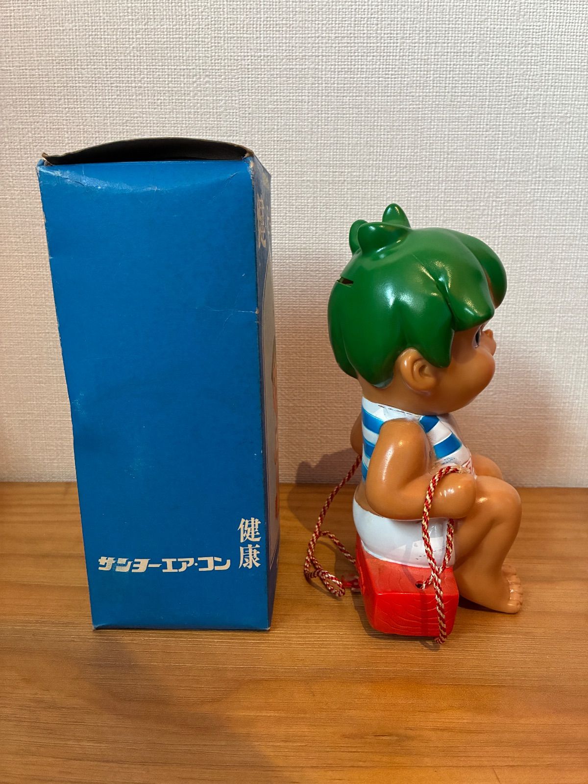 KM001 当時物 昭和レトロ SANYO 健ちゃんモビール ソフビ フィギュア