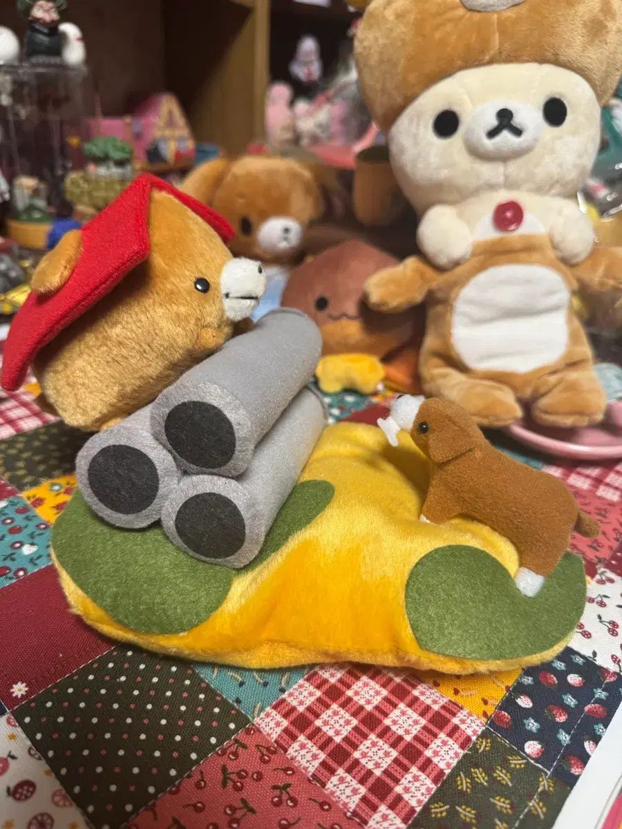 古典 サンエクス コテージ ドッグ ワンルーム ぬいぐるみ