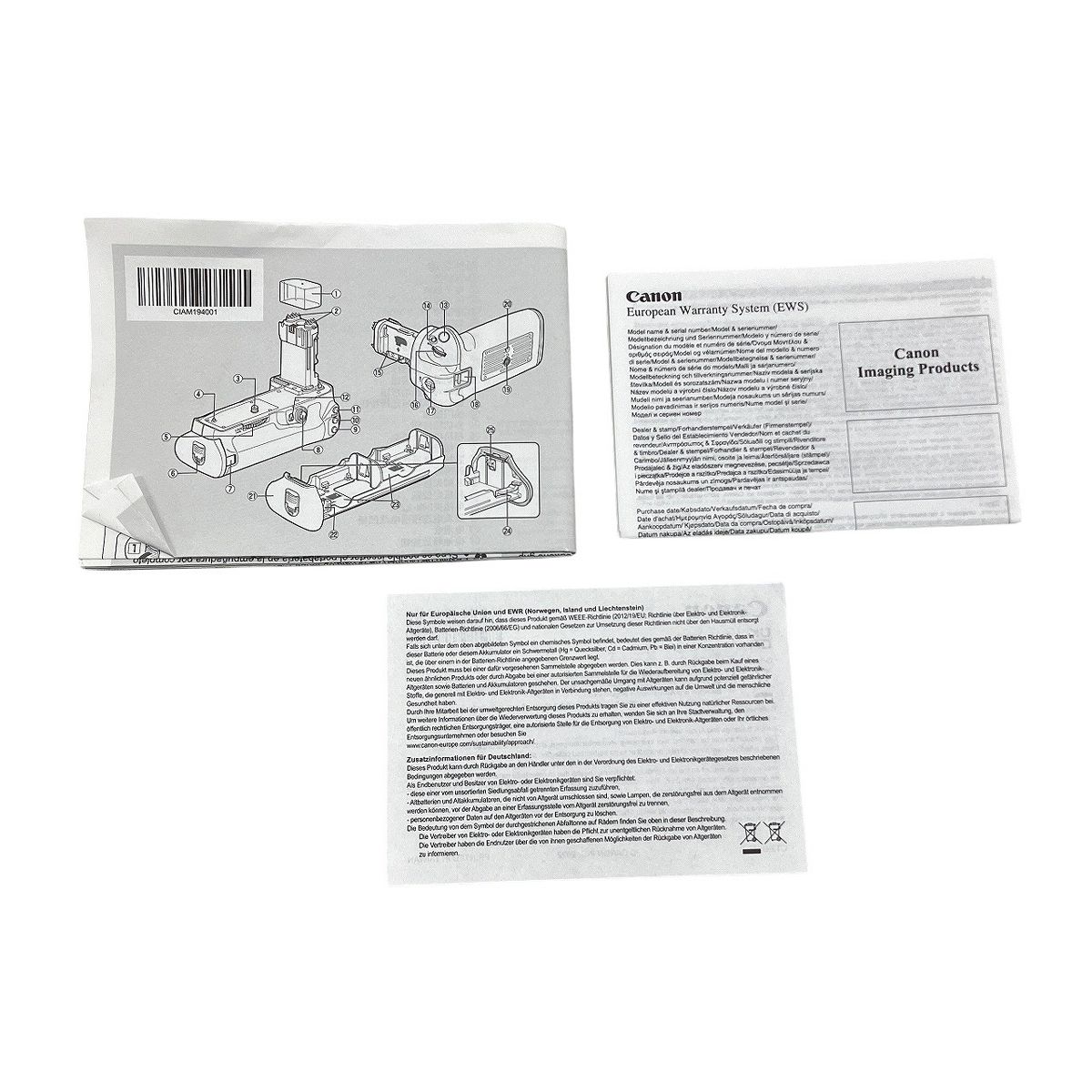 Canon BG E 20 バッテリーグリップ カメラ キヤノン