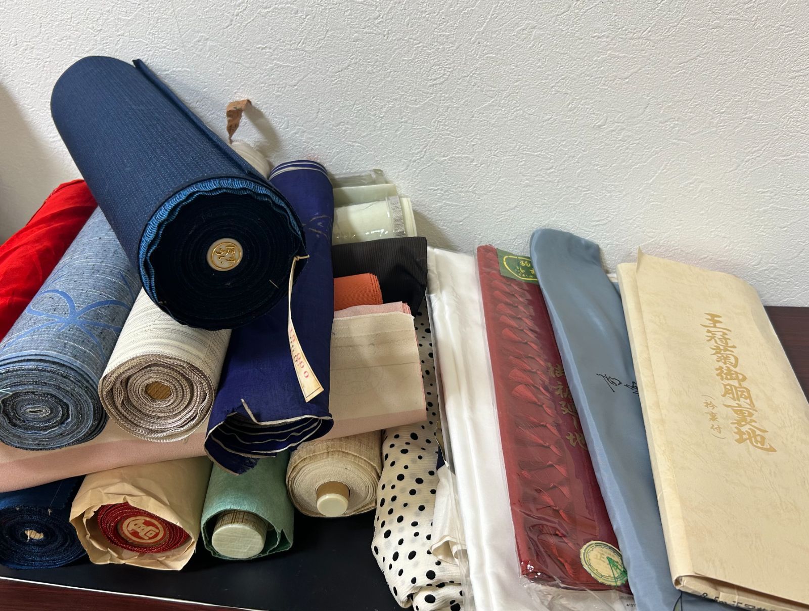 29706 反物 反物まとめ 和服素材 ジバンシィ 帯 大正ロマン 正絹 秘蔵 鮫小紋 虎絵 長期