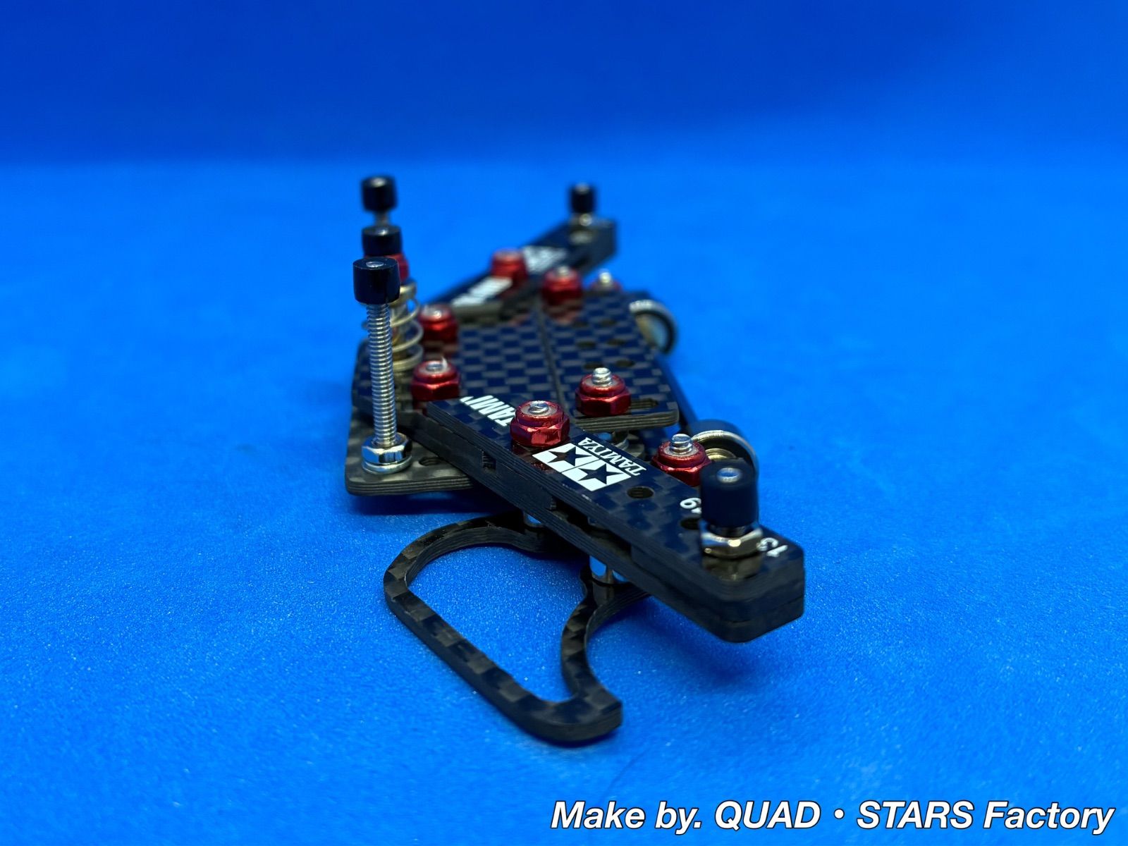 ミニ四駆・MSシャーシ用】1軸リヤアンカー＋ローラーアンダーガード