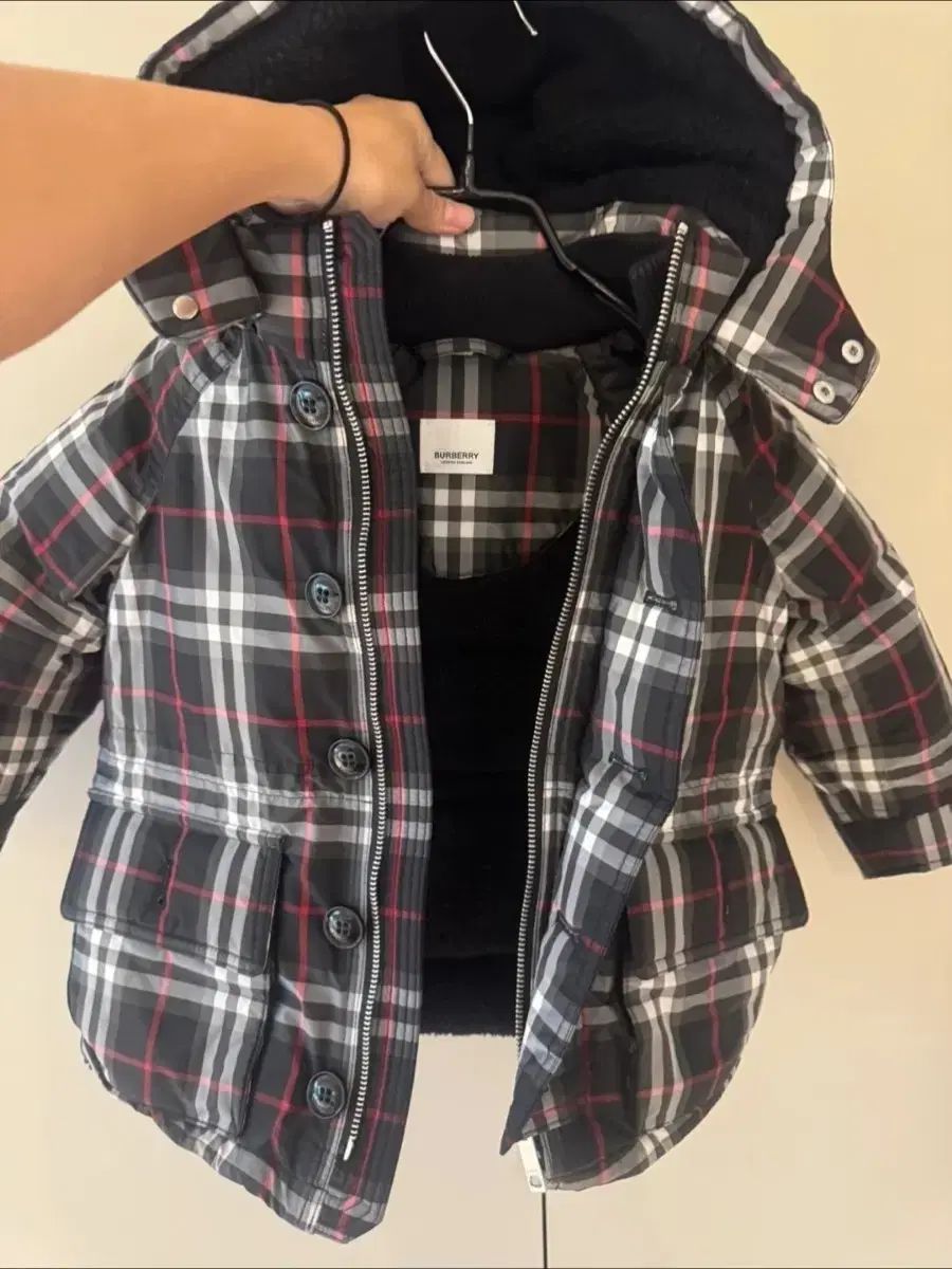 バーバリー キッズ チェック ダウン 3 Y|98 cm