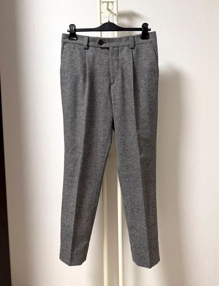 ブルネロクチネリ ウールカシミア プリンス オブ ホエール チェック パンツ 50