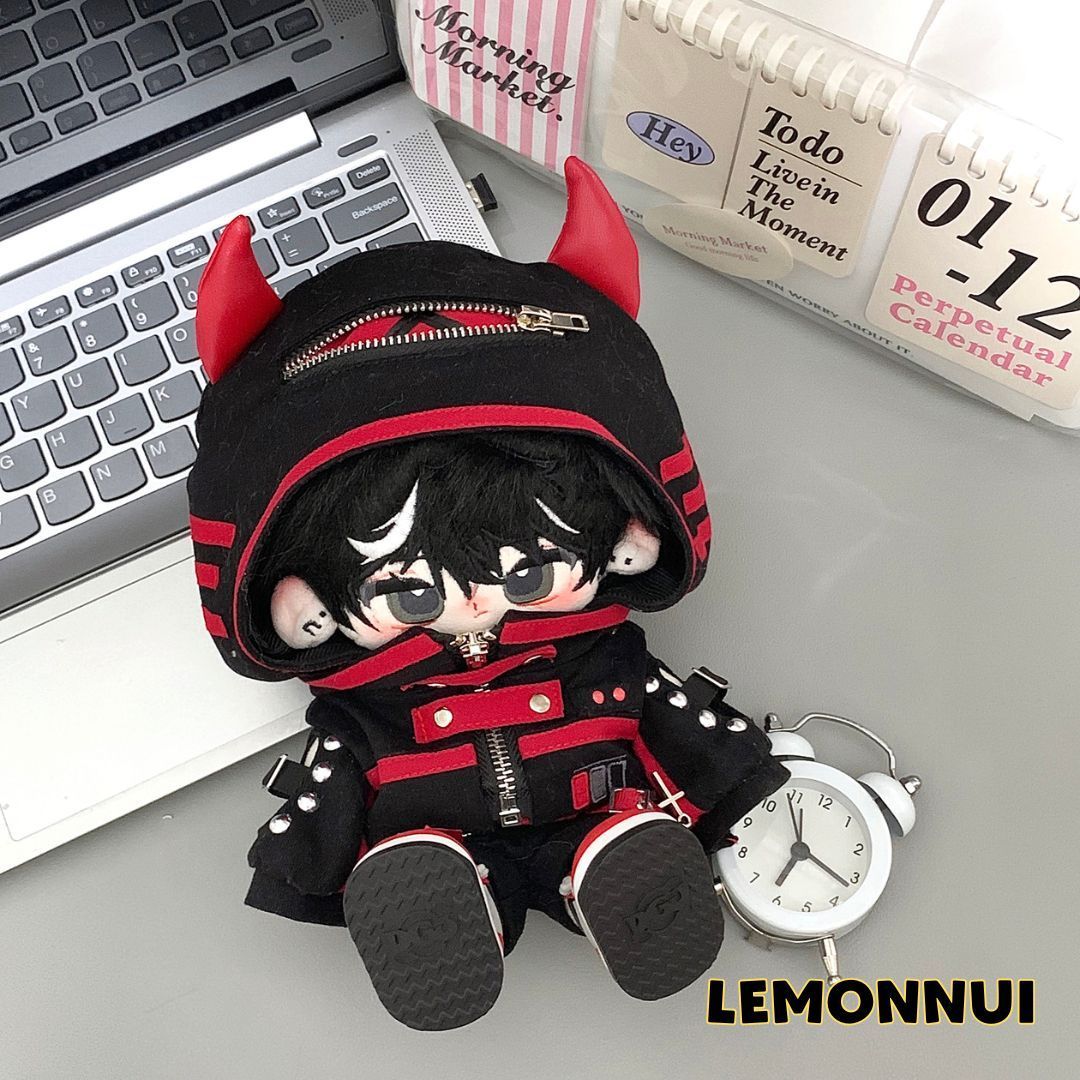 20cm ぬいぐるみ服 着せ替え 悪魔 激かわ ぬい活 推し活 推しぬい 綿