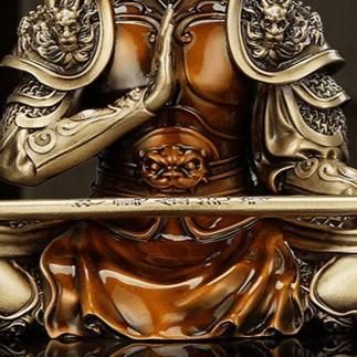 孫悟空 金色 黄金 置物 オブジェ ハヌマーン ゴールド 合金 風水グッズ