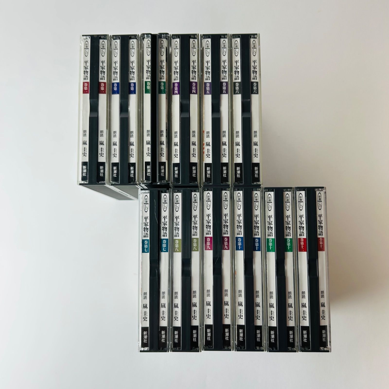 平家物語（全巻揃）新潮CD(朗読) 全12巻29枚セット 全巻解説書、原文