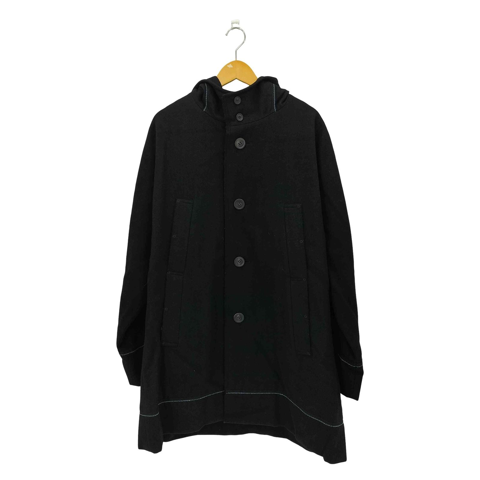 イッセイミヤケ ISSEY MIYAKE 07AW 黒タグ 裏地ストライプ ドルマン