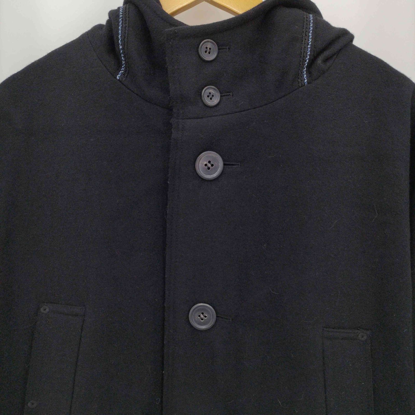 イッセイミヤケ ISSEY MIYAKE 07AW 黒タグ 裏地ストライプ ドルマン