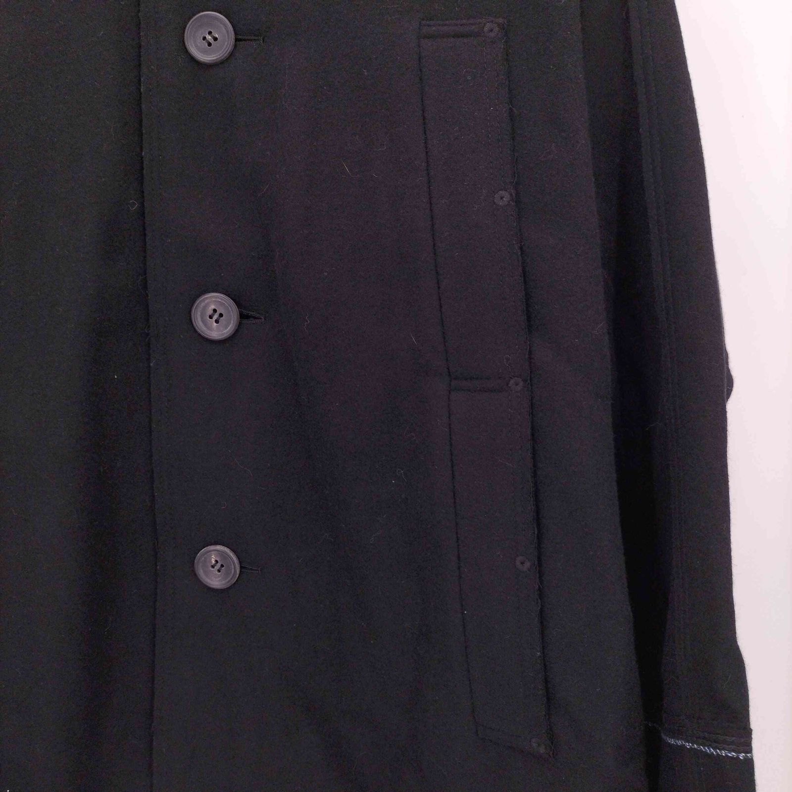 イッセイミヤケ ISSEY MIYAKE 07AW 黒タグ 裏地ストライプ ドルマン