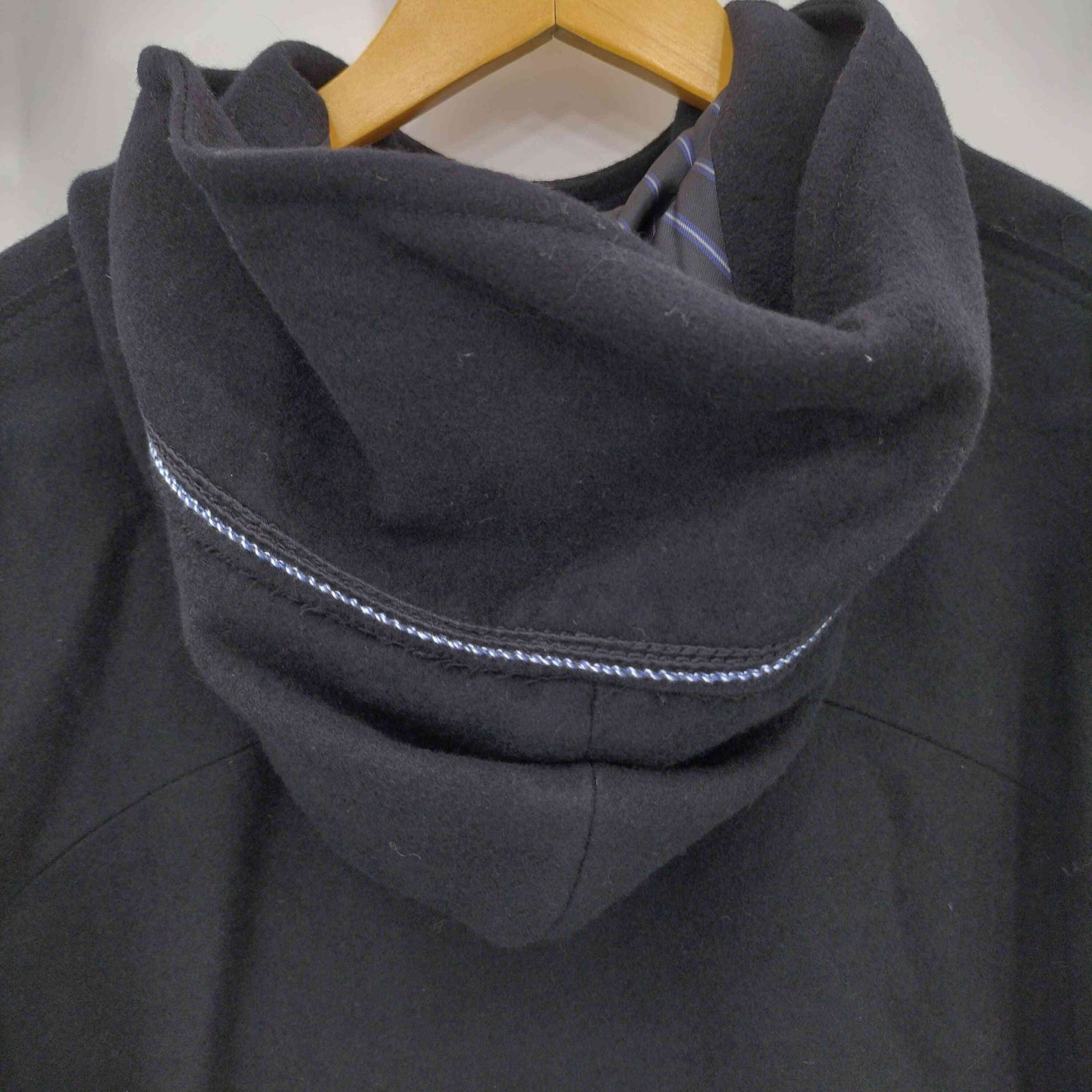 古着　イッセイミヤケ　ウール　コート イッセイミヤケ ISSEY MIYAKE 07AW 黒タグ 裏地ストライプ ドルマン