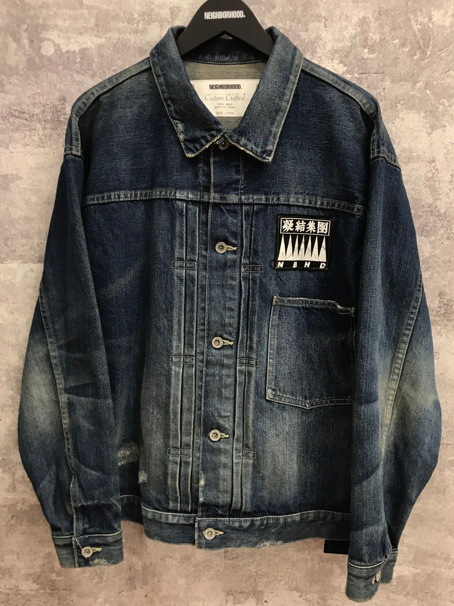 NEIGHBORHOOD × CLOT 25AW SAVAGE DENIM TYPE-1 JACKET ネイバーフッド