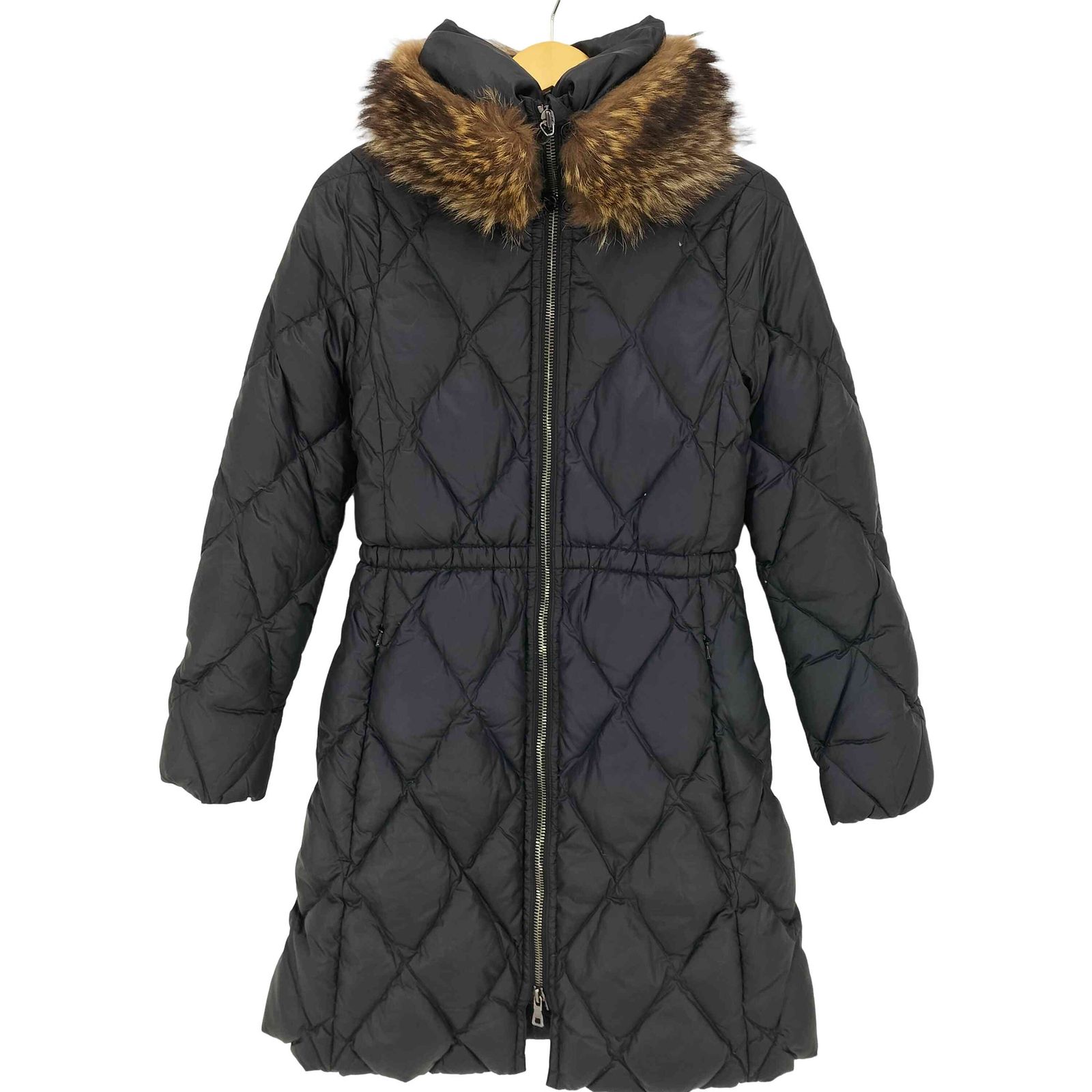 コーチ COACH キルティング ダブルジップ スタンド ロングダウンコート レディース import XS