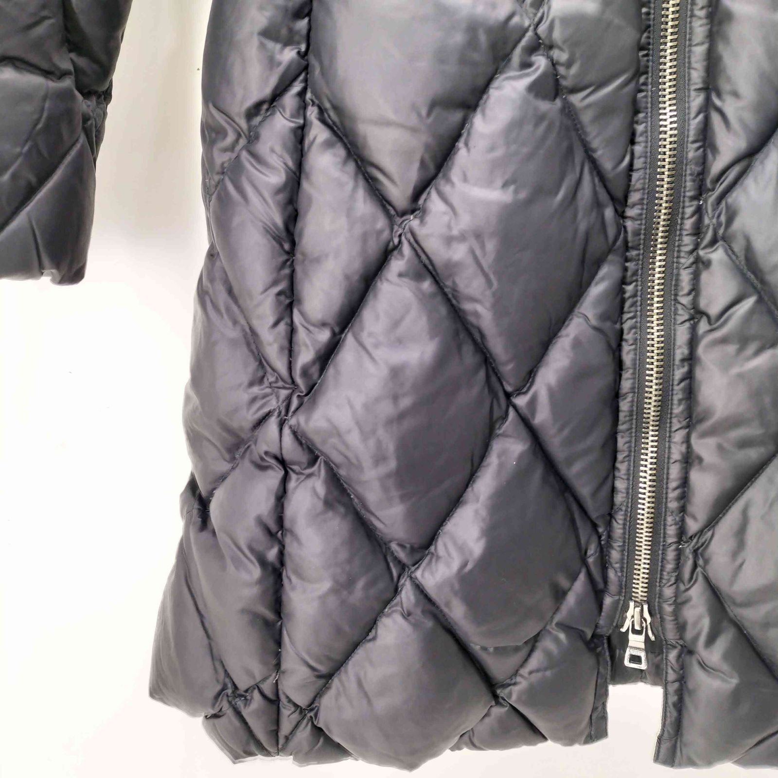  コーチ COACH キルティング ダブルジップ スタンド ロングダウンコート レディース import XS 羽織り ダウンジャケット ジャケット アウター