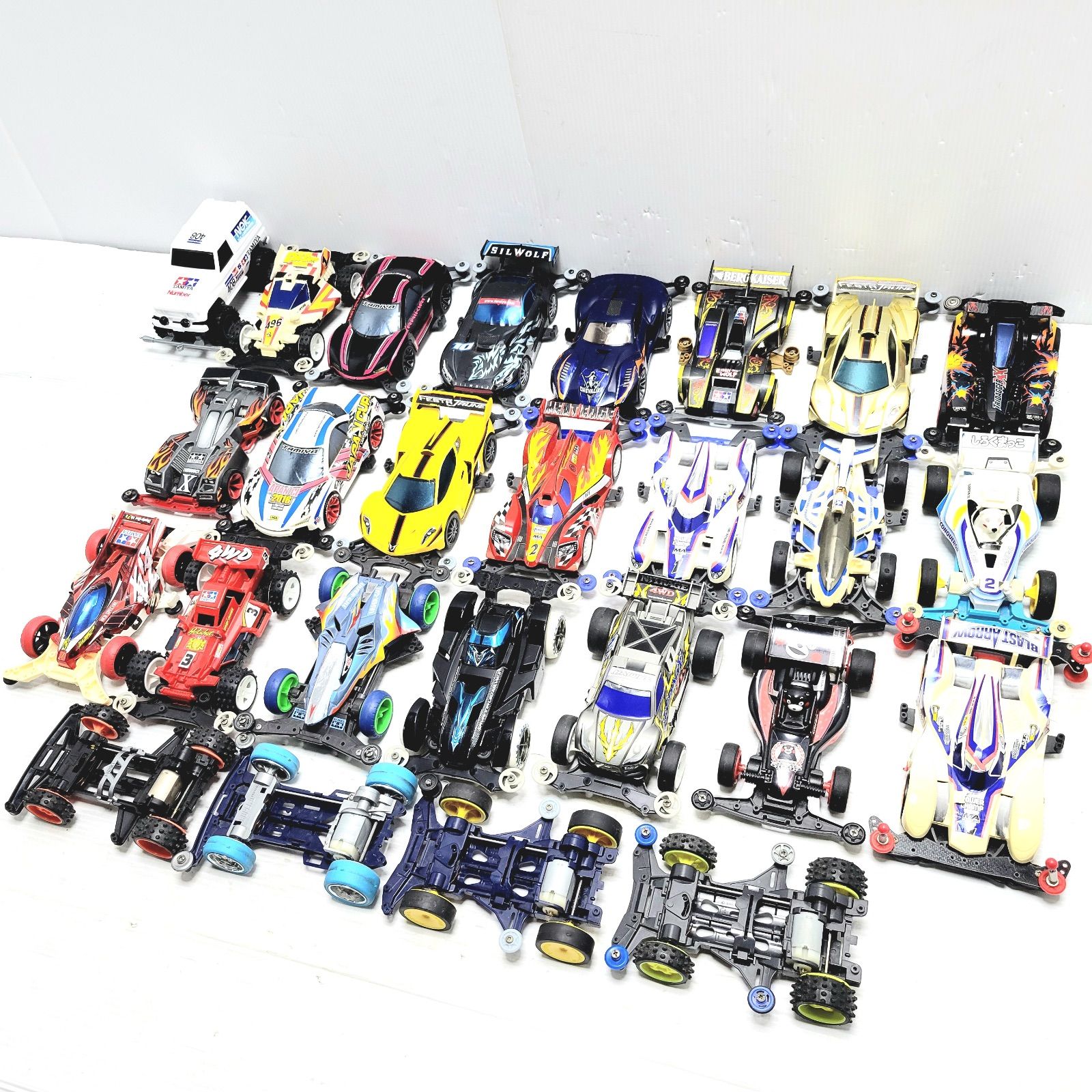 ミニ4駆まとめ売り　バラ売り不可　ジャンク ジャンク(動作未確認、現状品)ミニ四駆 26台 まとめ - メルカリ