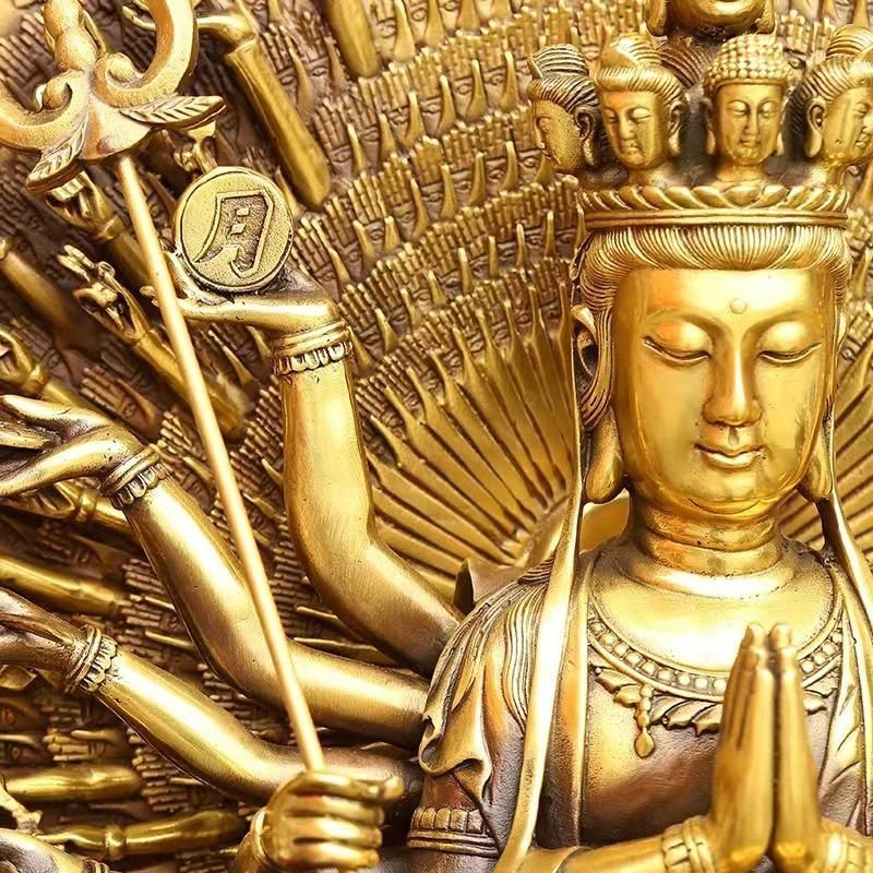 Ｐ1012 観音菩薩の開運アート【金運・厄除け・癒し】 P2555観音菩薩の開運アート【金運・厄除け・癒し】 - メルカリ