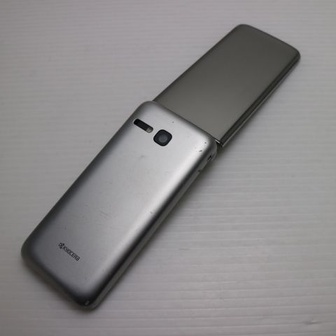 良品中古 903KC Y!mobile DIGNO ケータイ3 シルバー 白ロム 中古 土日