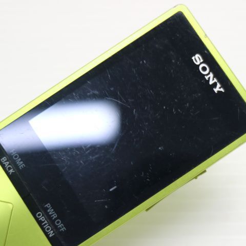NW A 25 ライムイエロー オーディオプレイヤー SONY 本体 08000