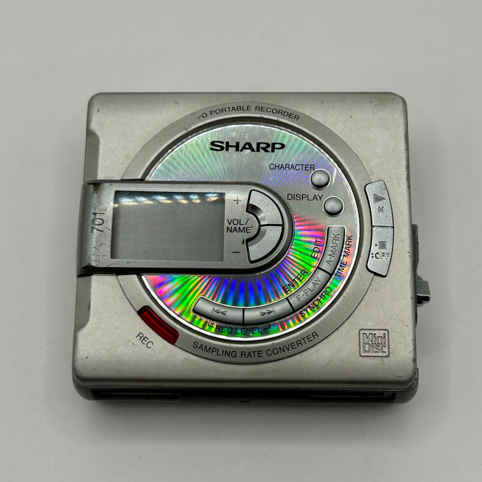 SHARP シャープ MD-MS701W ポータブルMDレコーダー - メルカリ