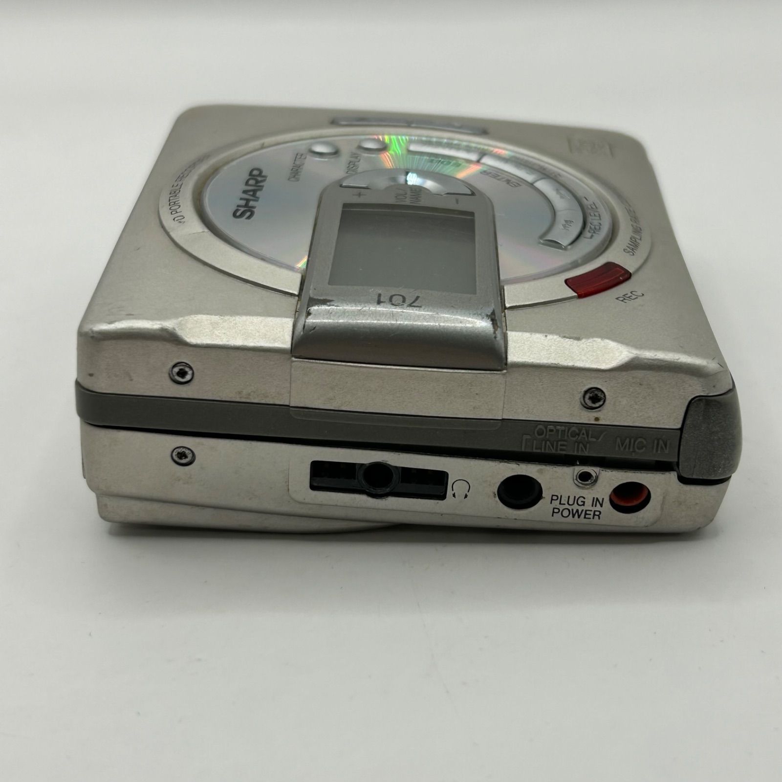 SHARP シャープ MD-MS701W ポータブルMDレコーダー - メルカリ