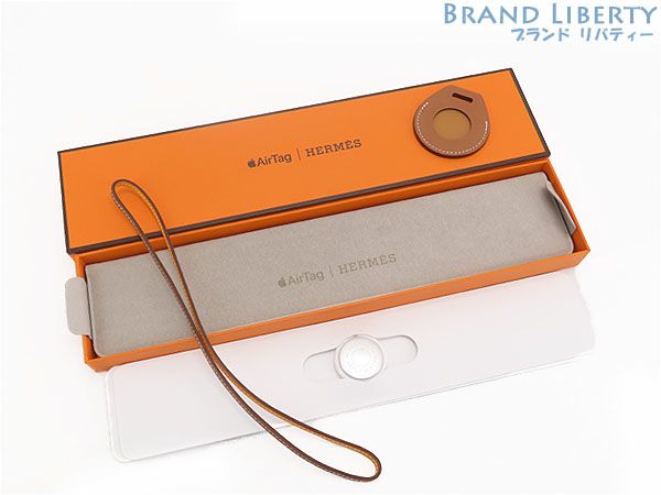 エルメス HERMES アップル Apple エアタグ AirTag バッグ バッグチャーム ゴールド ブラウン ジョーヌドール ヴォースイフト MMPC 3 ZP A