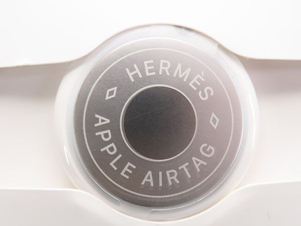 エルメス HERMES アップル Apple エアタグ AirTag バッグ バッグチャーム オレンジ ヴォースイフト MX 852 ZP A