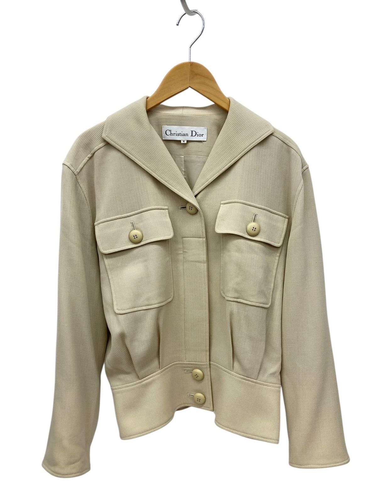 エリコフォルミコラ イタリア製 白シャツ 39 M〜L ボタンダウン ナポリ仕立